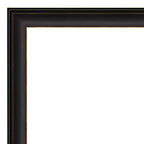 Miroir mural encadré trio 24" x 24" Bronze huilé - Amanti Art : Carré moderne biseauté, aucun assemblage requis