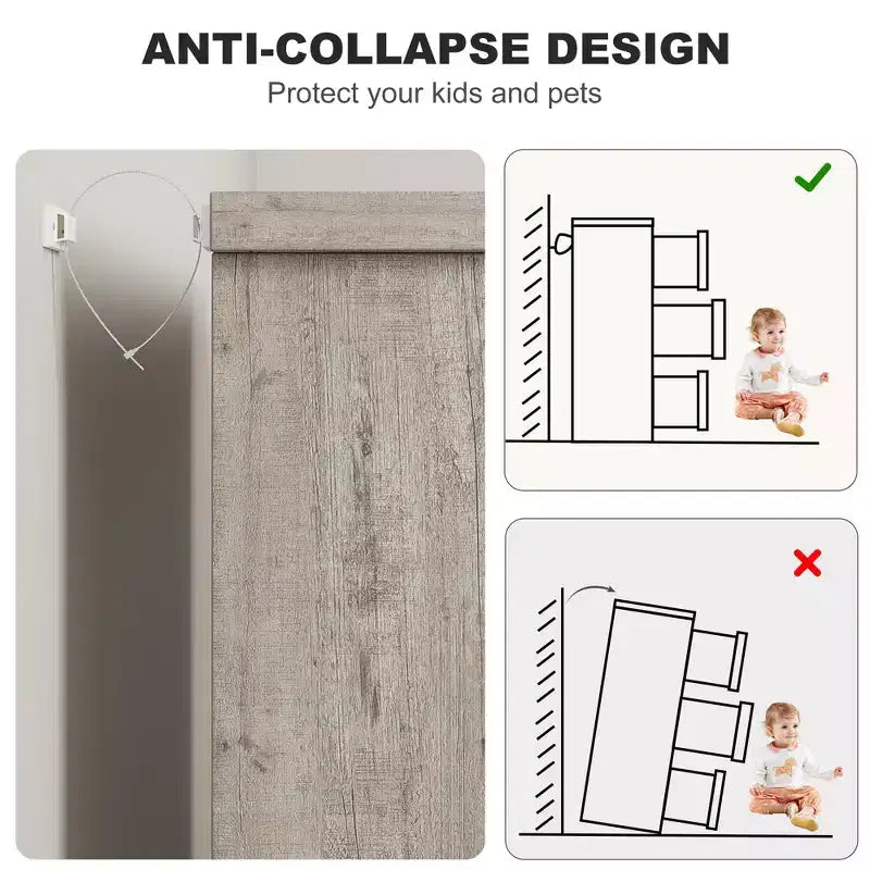 Commode à 7 tiroirs pour chambre à coucher, commode en bois de 118,9 cm de large avec poignées encastrées, organisateur de rangement pour vêtements, meuble TV pour couloir
