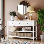Console GDFStudio Peggy 50 avec tiroirs et étagères ouvertes