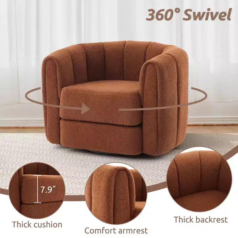Fauteuil pivotant moderne Whisen