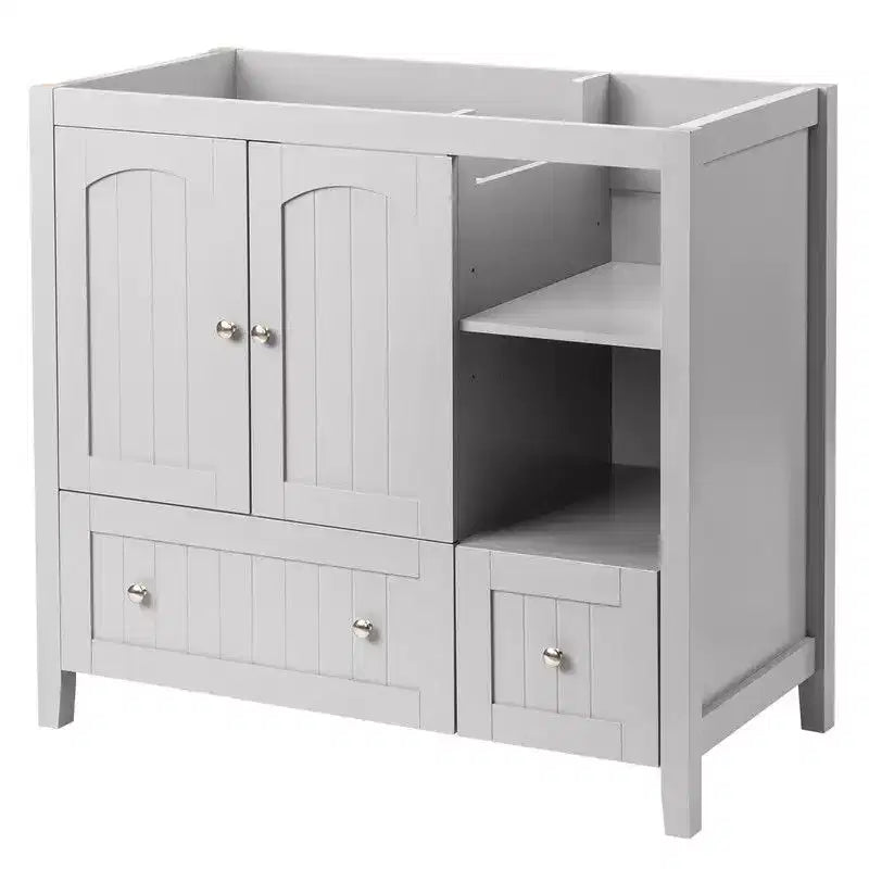 Meuble-lavabo Karl Home gris sans évier