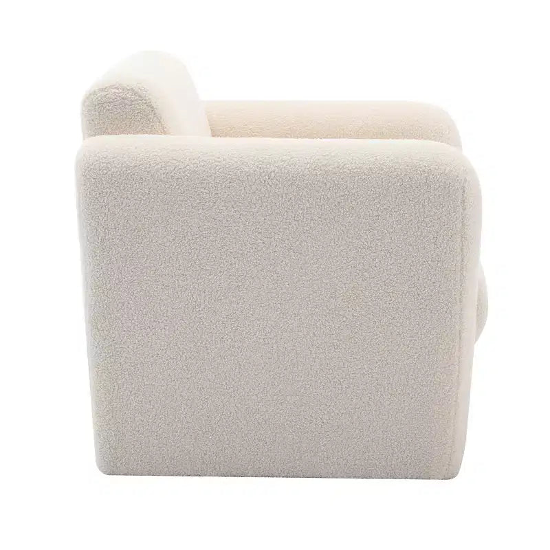 Fauteuil d'appoint moderne GDFStudio Jeremy 33.5 avec dossier et coussin