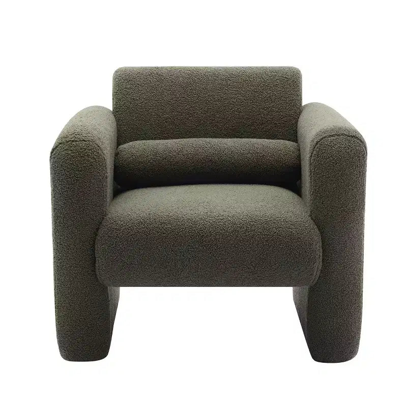 Fauteuil d'appoint moderne GDFStudio Jeremy 33.5 avec dossier et coussin