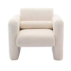 Fauteuil d'appoint moderne GDFStudio Jeremy 33.5 avec dossier et coussin