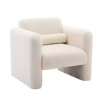 Fauteuil d'appoint moderne GDFStudio Jeremy 33.5 avec dossier et coussin