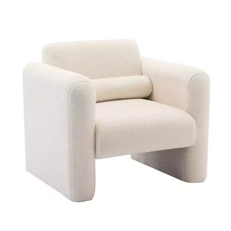 Fauteuil d'appoint moderne GDFStudio Jeremy 33.5 avec dossier et coussin