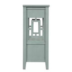 Okak Meuble d'appoint 36 po, Buffet avec 4 tiroirs et 1 étagère ouverte, Armoire de rangement pour salon, salle à manger, cuisine