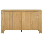 Meuble buffet rétro Okak, armoire d'appoint avec 4 portes et 4 étagères, meuble de rangement pour salon, entrée, couloir, bureau