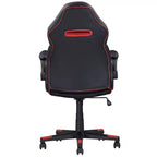 Chaise de jeu ergonomique Okak avec accoudoirs réglables, chaise de bureau avec pivotement à 360 degrés et contrôle de l'inclinaison, chaise croisée pour salle de jeux, bureau, noir
