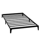 Cadre de lit double/double/grand format de 6/12,6 pouces, cadre de lit plateforme en métal robuste avec support à lattes et pieds en fer durables