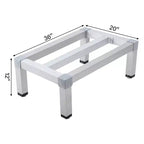 Étagère de rangement en aluminium COZONY, étagère de qualité commerciale à haute capacité, étagère utilitaire polyvalente pour cuisine, restaurant, supermarché