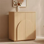 Buffet de rangement moderne Spruce & Spring avec motif ondulé