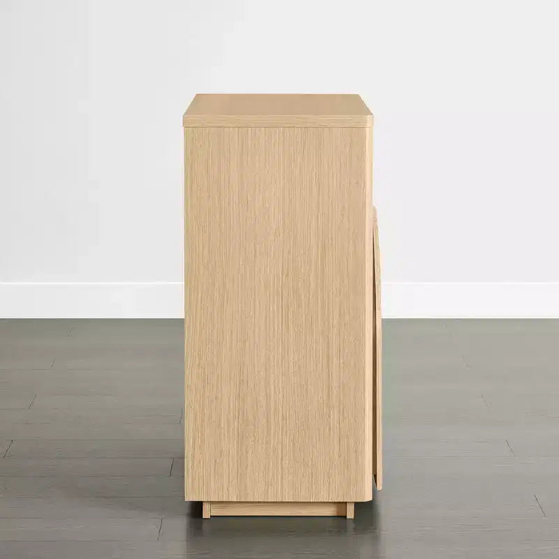Buffet de rangement moderne Spruce & Spring avec motif ondulé