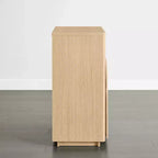 Buffet de rangement moderne Spruce & Spring avec motif ondulé
