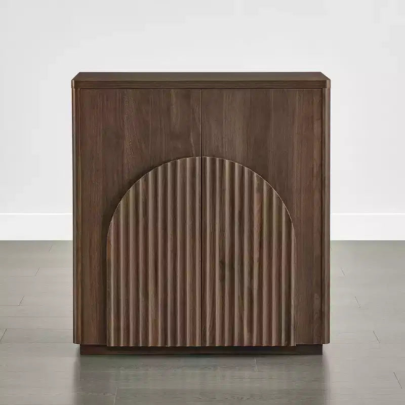 Buffet de rangement moderne Spruce & Spring avec motif ondulé