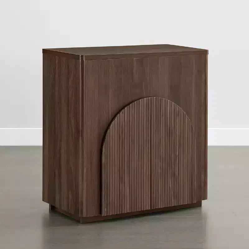 Buffet de rangement moderne Spruce & Spring avec motif ondulé