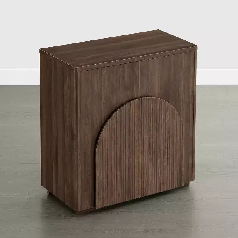 Buffet de rangement moderne Spruce & Spring avec motif ondulé