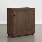 Buffet de rangement moderne Spruce & Spring avec motif ondulé