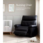 Fauteuil inclinable surdimensionné, canapé inclinable manuel pour adultes, rembourrage en éponge 1,5X, canapé simple ergonomique, porte-gobelets, pour salon