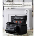 Fauteuil inclinable surdimensionné, canapé inclinable manuel pour adultes, rembourrage en éponge 1,5X, canapé simple ergonomique, porte-gobelets, pour salon