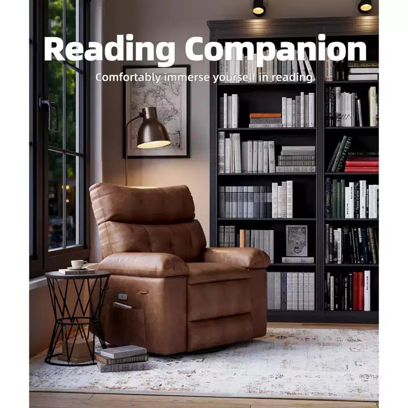 Fauteuil inclinable surdimensionné, canapé inclinable manuel pour adultes, rembourrage en éponge 1,5X, canapé simple ergonomique, porte-gobelets, pour salon