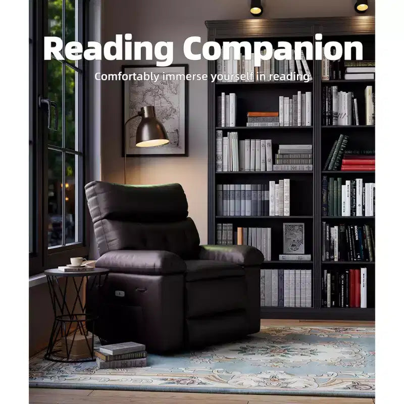 Fauteuil inclinable surdimensionné, canapé inclinable manuel pour adultes, rembourrage en éponge 1,5X, canapé simple ergonomique, porte-gobelets, pour salon
