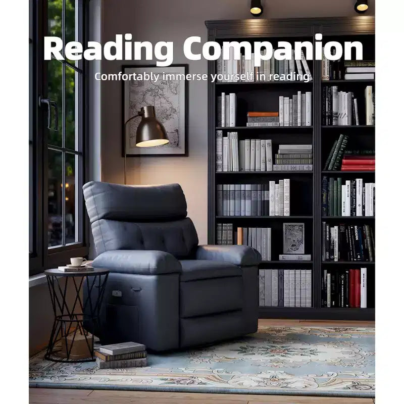 Fauteuil inclinable surdimensionné, canapé inclinable manuel pour adultes, rembourrage en éponge 1,5X, canapé simple ergonomique, porte-gobelets, pour salon