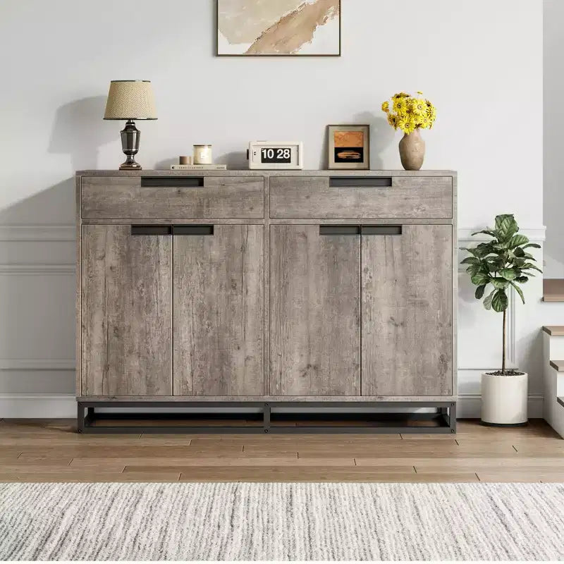 2 tiroirs et 4 portes, Meuble buffet/bahut pour cuisine,