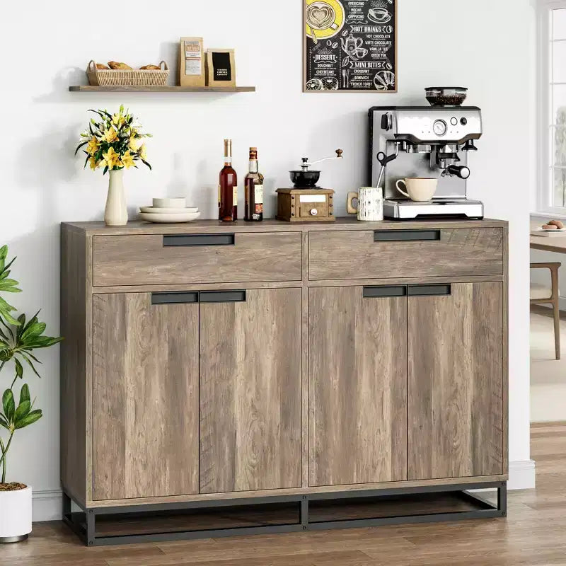 2 tiroirs et 4 portes, Meuble buffet/bahut pour cuisine,
