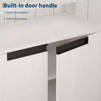 Meuble TV de ferme pour téléviseur de 70 pouces, meuble de divertissement de 160 cm de long avec rangement et étagère ouverte, grand meuble TV, table console média moderne et haute.