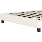 Lit princesse double/grand avec tête de lit couronne, cadre de lit plateforme en cuir PU rose pour chambre d'enfant