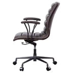 HomeStock Fauteuils de bureau de direction avec assise en mousse noire de 102,9 cm de haut, réglable en hauteur et inclinable