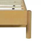 Cadre de lit Queen/King, lit plateforme en bois avec tête de lit - ModernLuxe