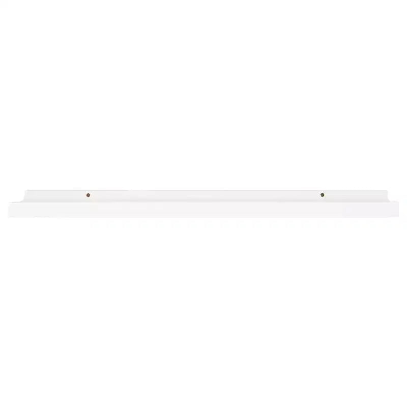 Lot de 2 étagères murales Ledge en MDF blanc de 80 cm de long