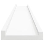 Lot de 2 étagères murales Ledge en MDF blanc de 80 cm de long