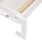 Lit escamotable mural double/grand format avec placard, lit escamotable pliable avec tiroirs de rangement et bureau pour chambre d'amis/bureau