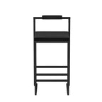 Okak Tabourets de Bar Rembourrés en Velours Lot de 2, Tabourets de Comptoir de Cuisine Modernes avec Assise Carrée pour Îlot de Cuisine, Salle à Manger