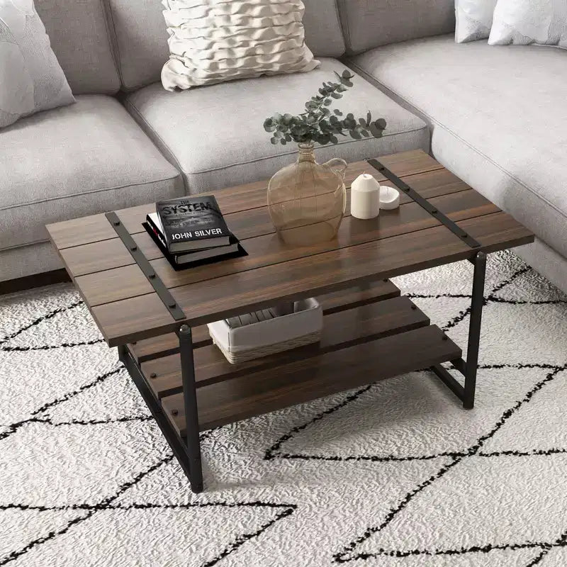 Table basse de salon, table basse pour petit espace, meuble de bureau à domicile
