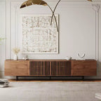 Meuble TV et consoles multimédias Luck Live Farmhouse 94.48 avec grand espace de rangement