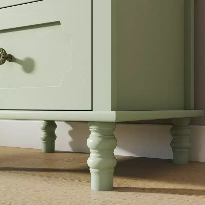 Homy Casa Buffet Haut de Cuisine avec Portes Vitrées et Tiroirs, Pieds en Bois Massif, pour Salle à Manger ou Salon