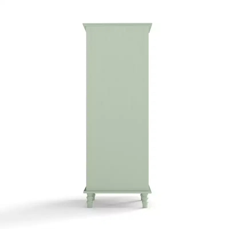 Homy Casa Buffet Haut de Cuisine avec Portes Vitrées et Tiroirs, Pieds en Bois Massif, pour Salle à Manger ou Salon