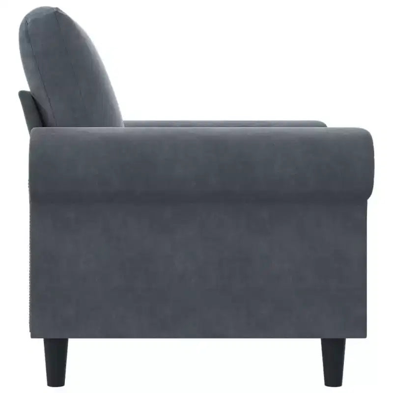 vidaXL Fauteuil club rembourré en velours pour salon