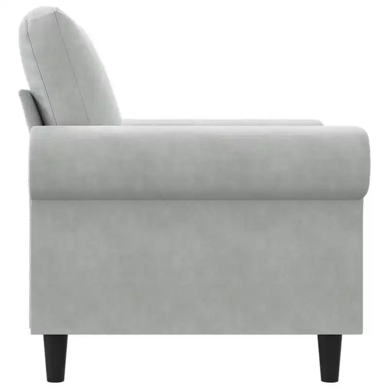 vidaXL Fauteuil club rembourré en velours pour salon
