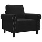 vidaXL Fauteuil club rembourré en velours pour salon