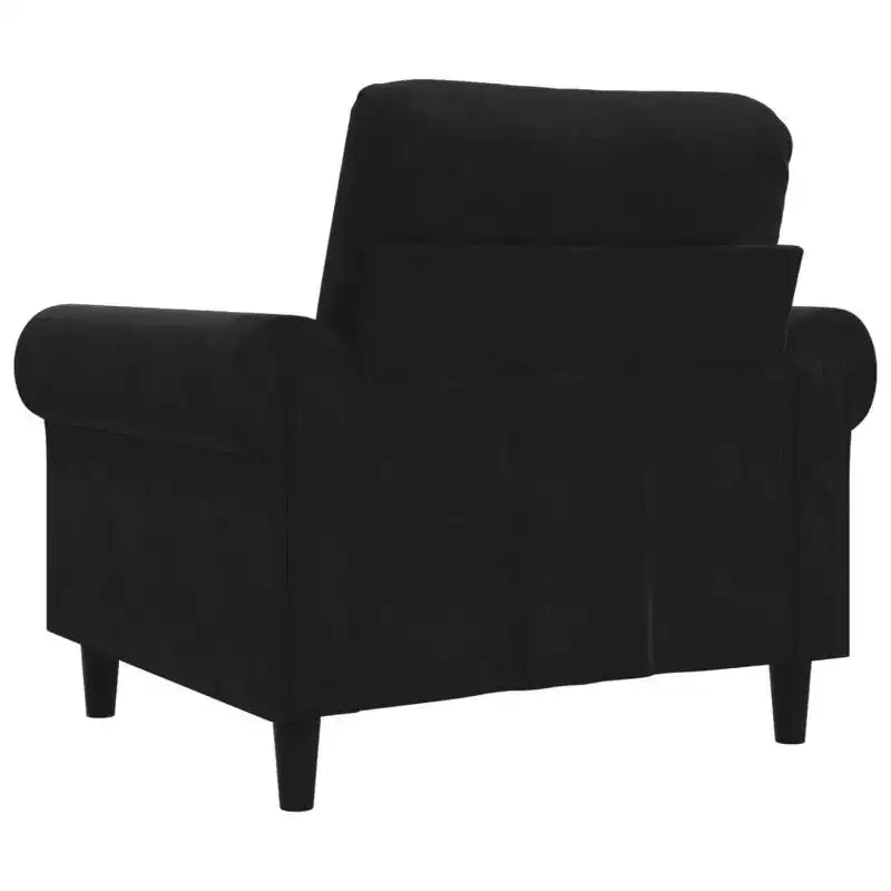 vidaXL Fauteuil club rembourré en velours pour salon