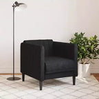 vidaXL Fauteuil canapé en similicuir suédé marron