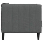 vidaXL Fauteuil canapé en similicuir suédé marron