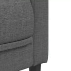 vidaXL Fauteuil canapé en similicuir suédé marron