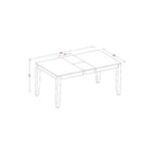 Ensemble de salle à manger victorien - Table à rallonge et chaises - Élégant ensemble de cuisine