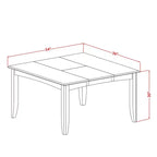 Ensemble dînette méditerranéen - Table de cuisine avec 4 chaises et un banc - Ensemble de salle à manger en bois massif